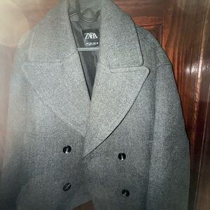 Zara Women’s Charcoal Peacoat